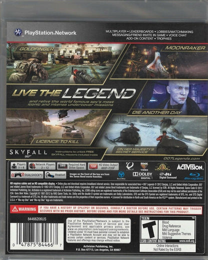 James Bond 007 Legends - PlayStation 3