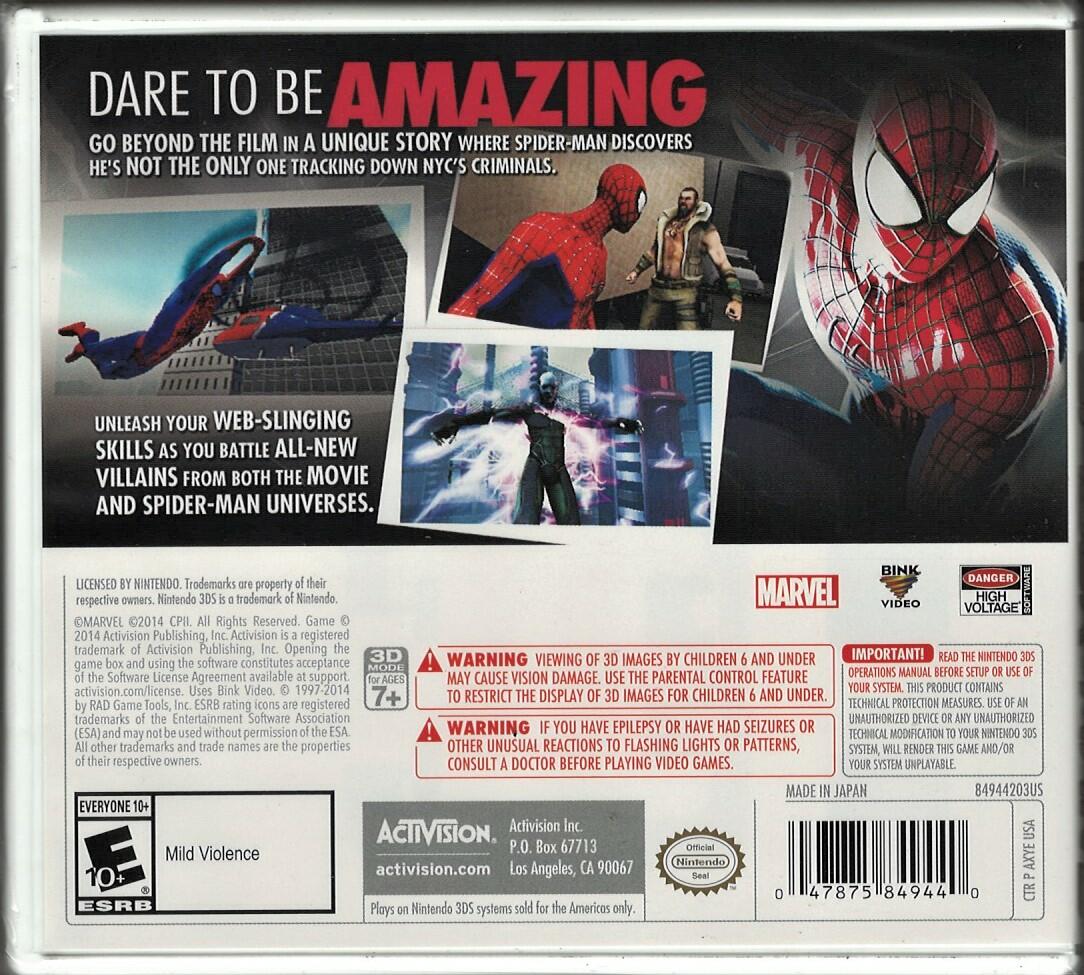 Amazing Spider-Man 2 - Nintendo 3DS