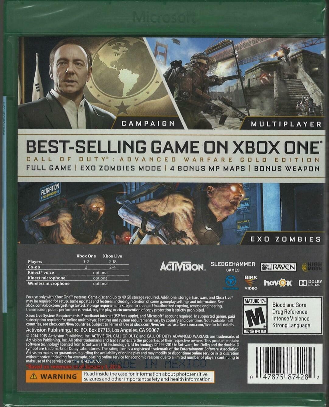 Call of Duty: Advanced Warfare Gold Edition - Xbox One