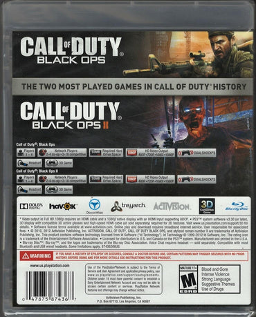 Call of Duty: Black Ops 1 & 2 Combo Pack - PlayStation 3