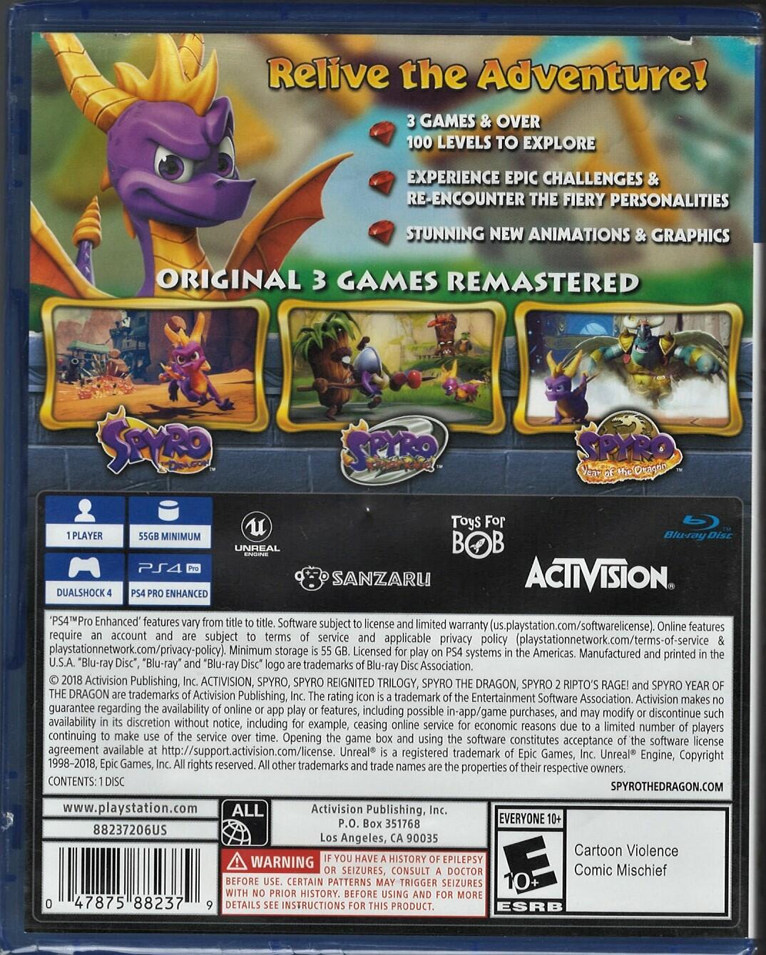 Spyro Reignited Trilogy - PlayStation 4