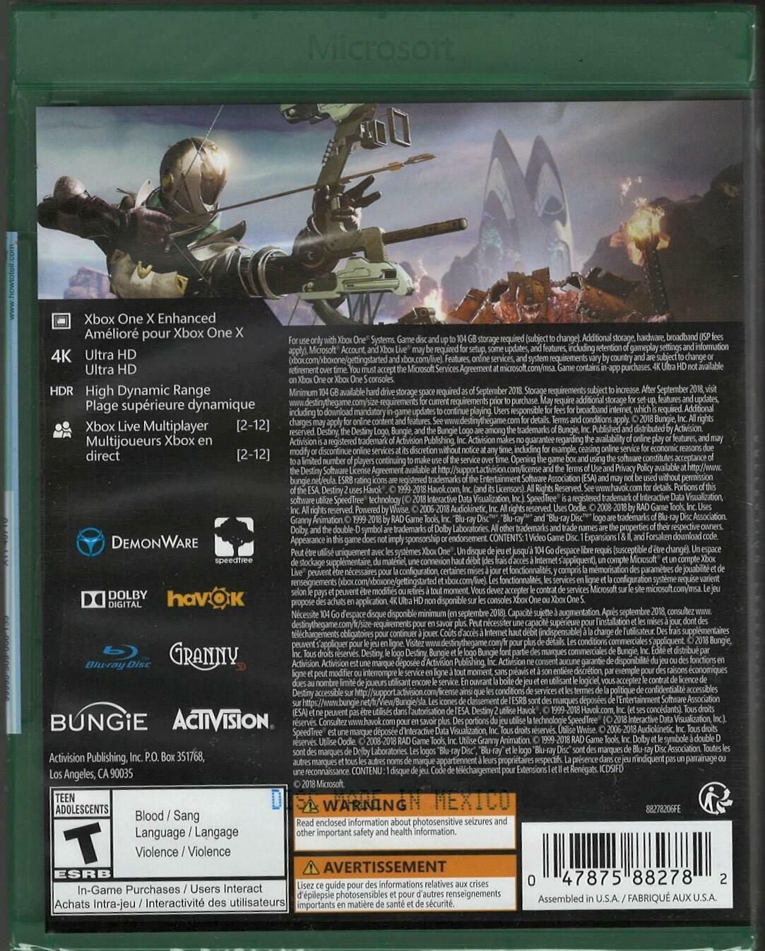 Destiny 2: Forsaken - Legendary Collection - Xbox One