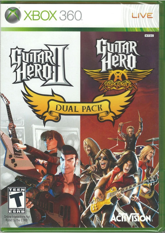 Guitar Hero II and Guitar Hero Aerosmith Dual Pack - Xbox 360