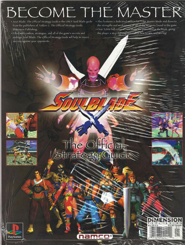 Soul Blade Official Strategy Guide Book