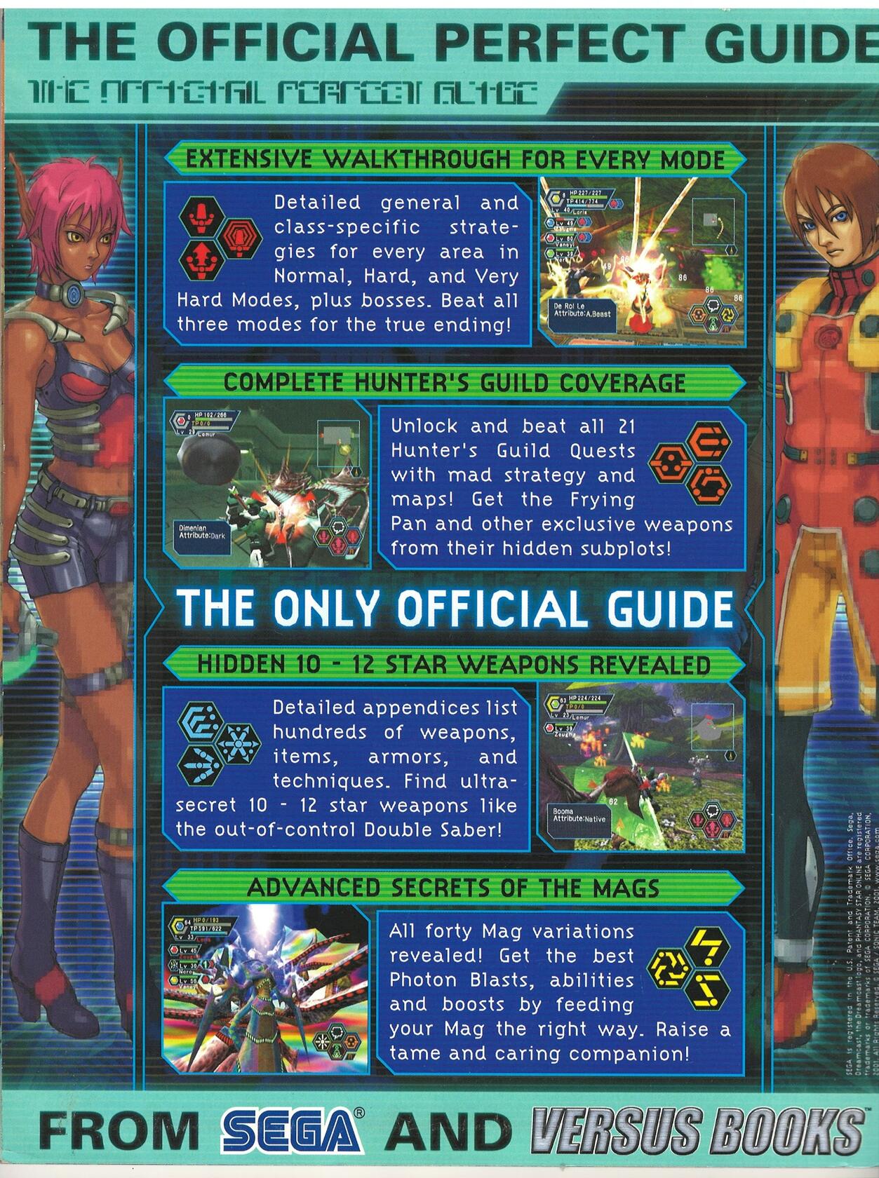 Phantasy Star Online Official Perfect Guide