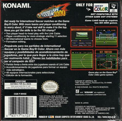 International Superstar Soccer 2000 - Game Boy Color