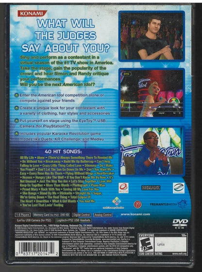 Karaoke Revolution American Idol (Game Only) - PlayStation 2