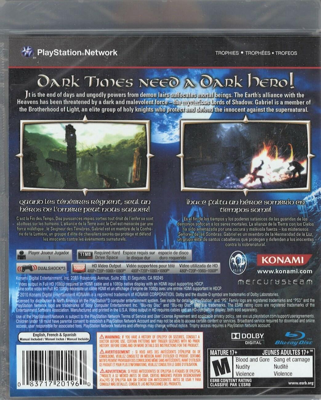 Castlevania: Lords of Shadow - Playstation 3