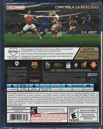 Pro Evolution Soccer 2017 (LATAM) - PlayStation 4