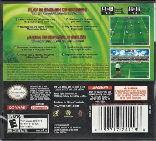 Winning Eleven: Pro Evolution Soccer 2007 - Nintendo DS