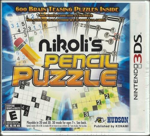 Nikoli's Pencil Puzzle - Nintendo 3DS