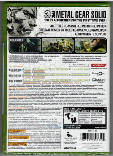 Metal Gear Solid HD Collection - Xbox 360