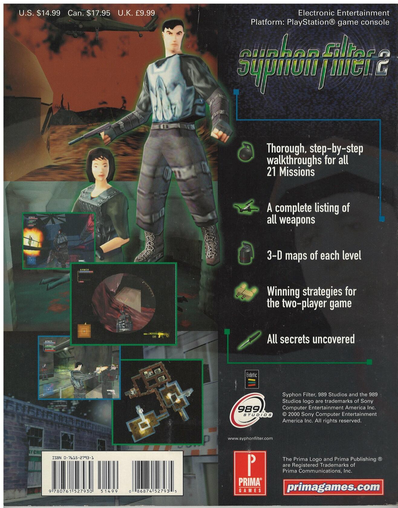 Syphon Filter 2 - Prima's Official Strategy Guide