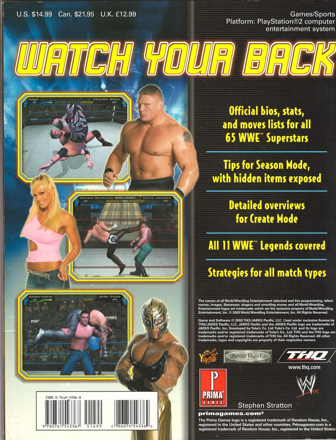 WWE Smackdown! Here Comes the Pain (Prima's Official Strategy Guide)