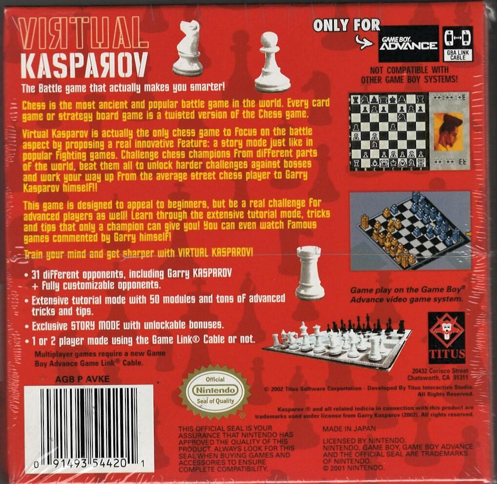 Virtual Kasparov - Game Boy Advance