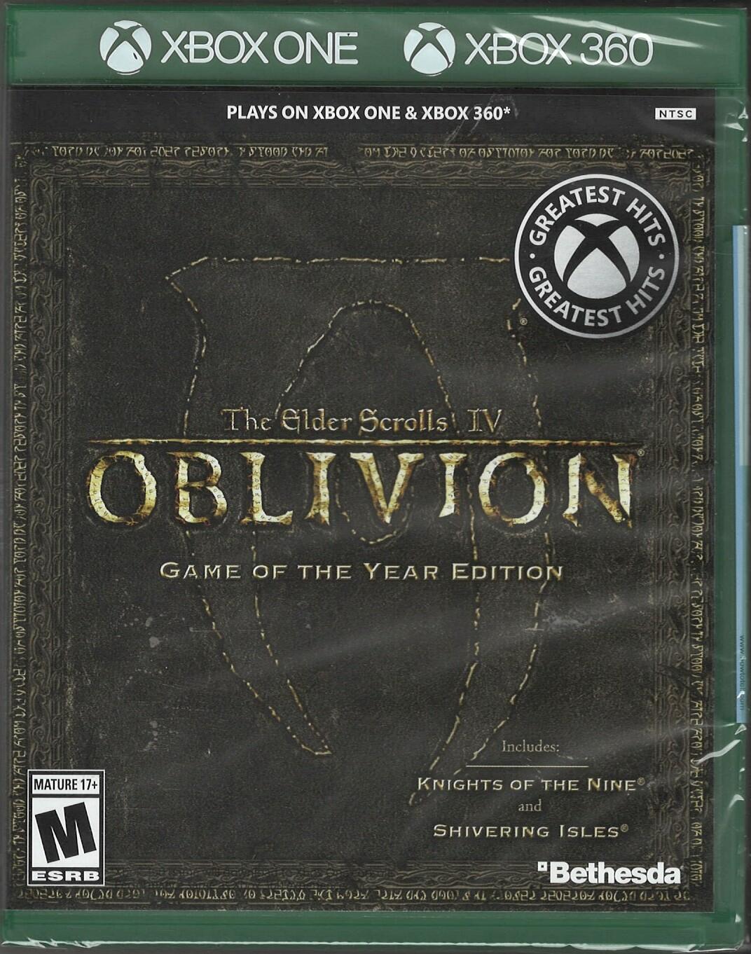 Oblivion Game of the Year Edition (Greatest Hits) (XB1 Packaging) - Xbox 360