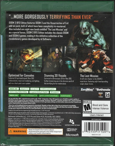 Doom 3 BFG Edition - Xbox 360