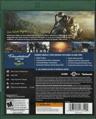 Fallout 76 Tricentennial Edition - Xbox One