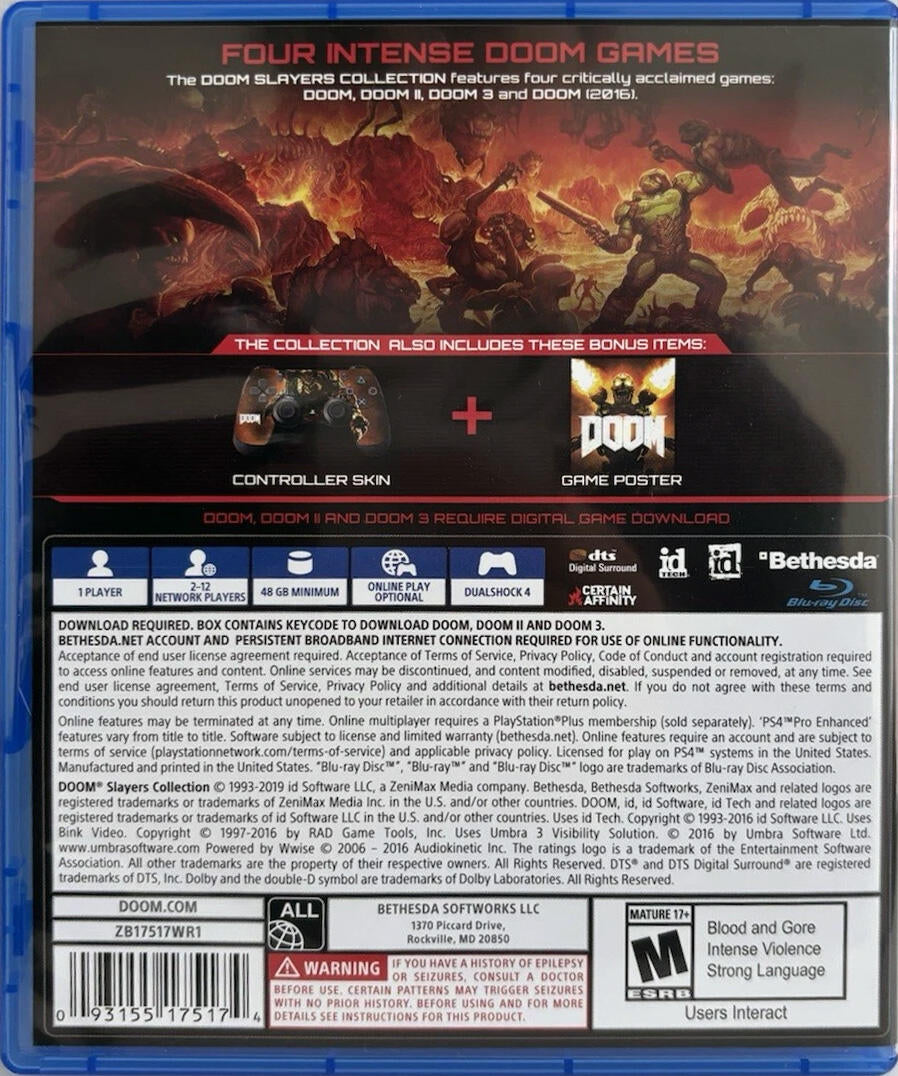 Doom Slayers Club Collection - PlayStation 4