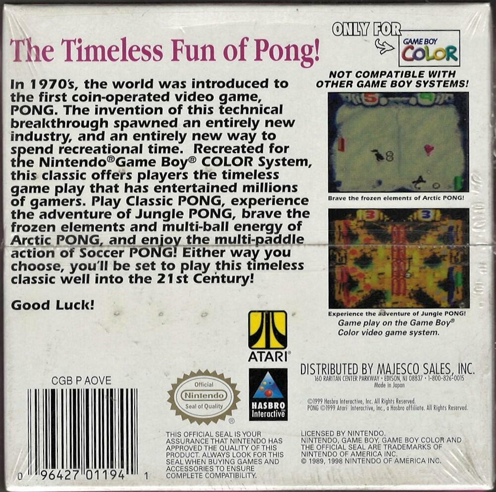 Pong - GameBoy Color