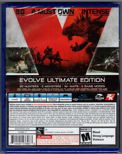 Evolve Ultimate Edition - PlayStation 4