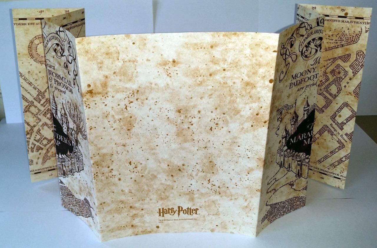 Harry Potter Marauder's Map Mini- Warner Bros Limited Edition