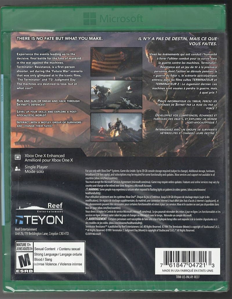 Terminator: Resistance - Xbox One