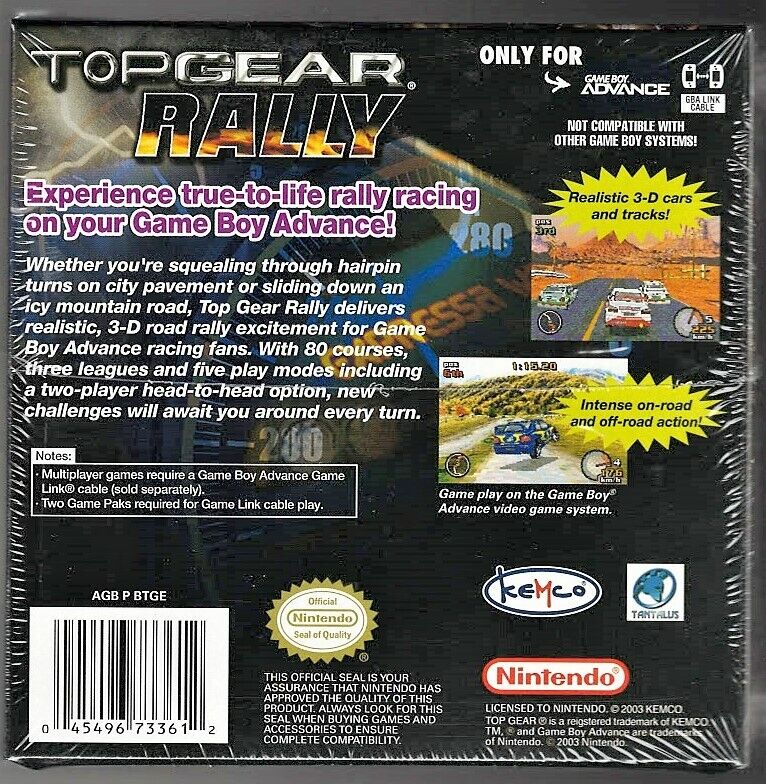 Top Gear Rally - Game Boy Advance