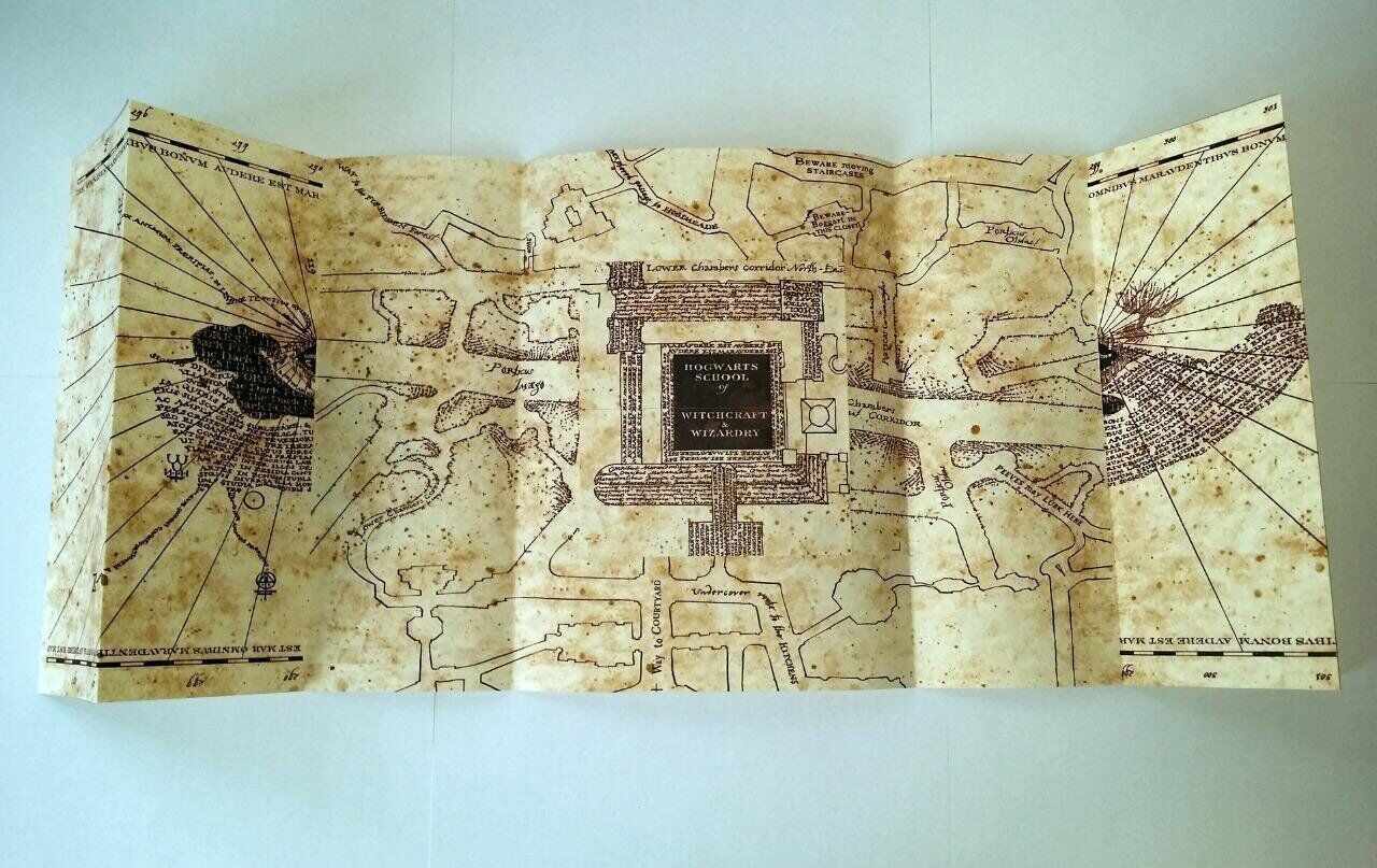 Harry Potter Marauder's Map Mini- Warner Bros Limited Edition