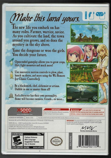 Rune Factory: Frontier - Nintendo Wii