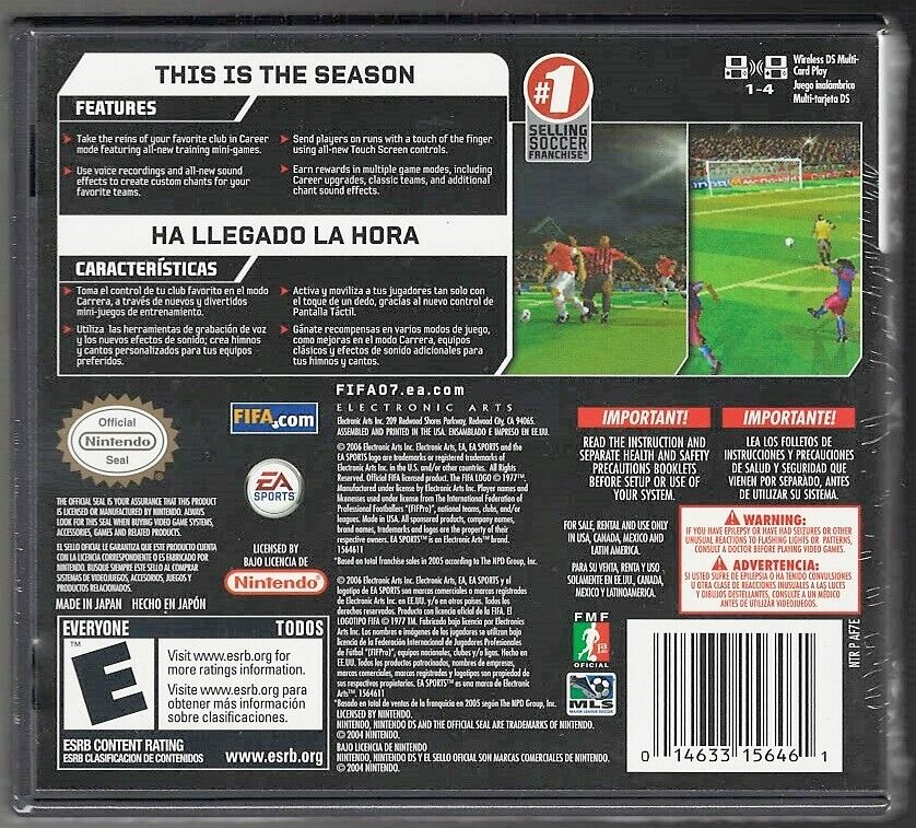 FIFA Soccer 2007 - Nintendo DS