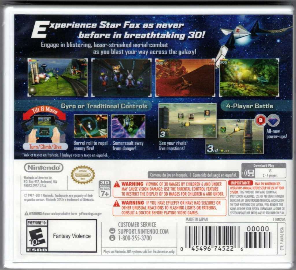 Star Fox 64 (Nintendo Selects) - Nintendo 3DS