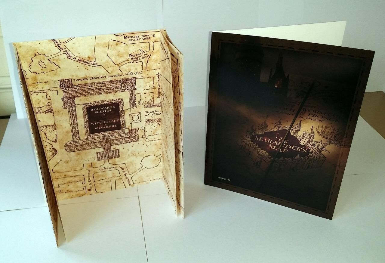 Harry Potter Marauder's Map Mini- Warner Bros Limited Edition