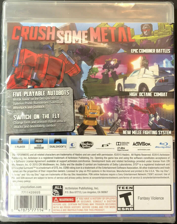 Transformers Devastation - PlayStation 3