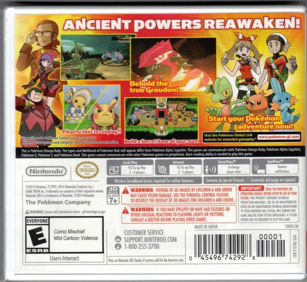 Pokemon Omega Ruby - Nintendo 3DS