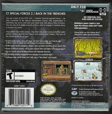 CT Special Forces 2 Back in the Trenches - Game Boy Advance