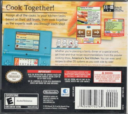 America's Test Kitchen: Let's Get Cooking - Nintendo DS