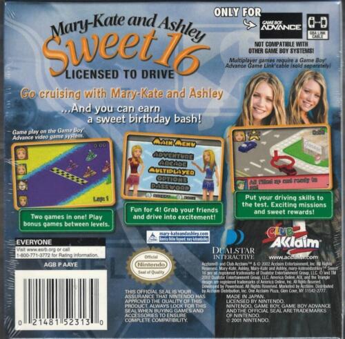 Mary Kate & Ashley: Sweet 16 - Game Boy Advance