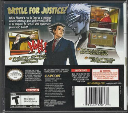 Phoenix Wright Trials and Tribulations - Nintendo DS