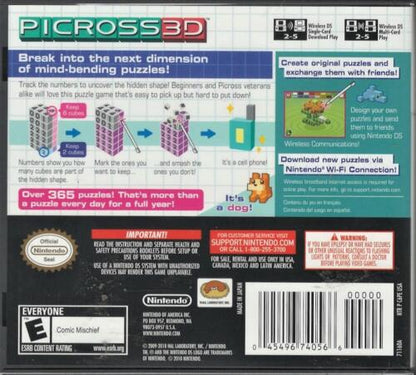 Picross 3D - Nintendo DS