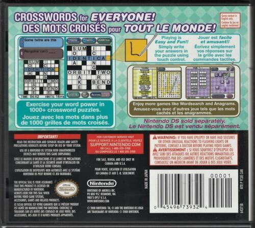 Nintendo Crossword - Nintendo DS