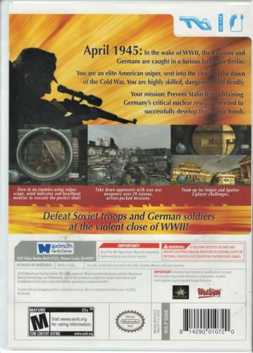 Sniper Elite - Nintendo Wii