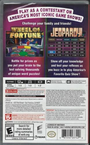 America's Greatest Game Shows: Wheel of Fortune & Jeopardy! - Nintendo Switch