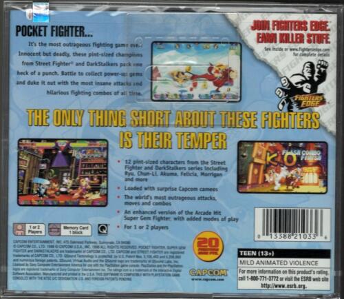 Pocket shops Fighter For Playstation 1*COMPLETE