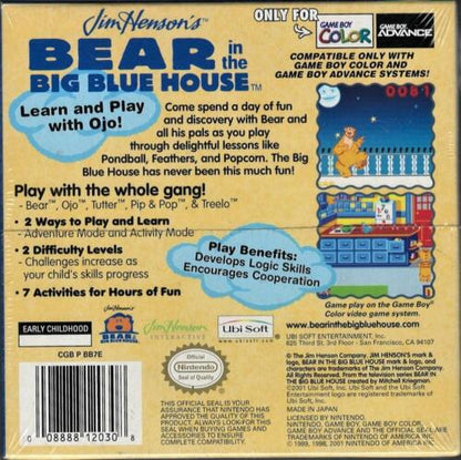 Jim Henson's Bear in the Big Blue House - Game Boy Color