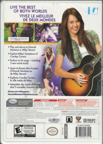 Hannah Montana The Movie Wii