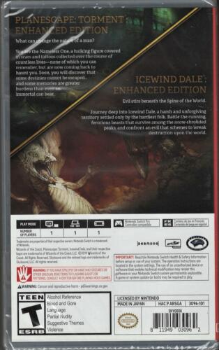 Planescape Torment & Icewind Dale: Enhanced Editions - Nintendo Switch