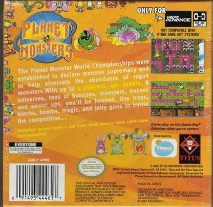 Planet Monster - GameBoy Advance