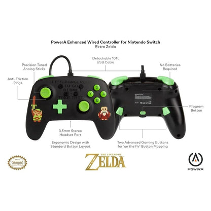 Nintendo Switch The Legend Of Zelda Enhanced Wired Controller