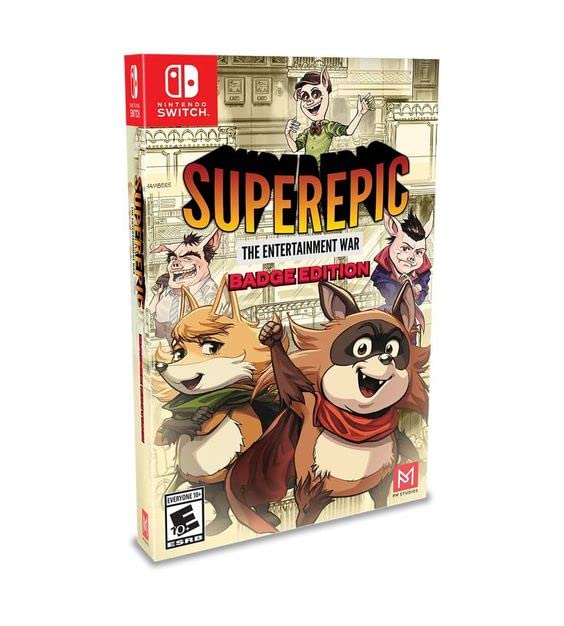 SuperEpic: The Entertainment War Badge Edition - Nintendo Switch